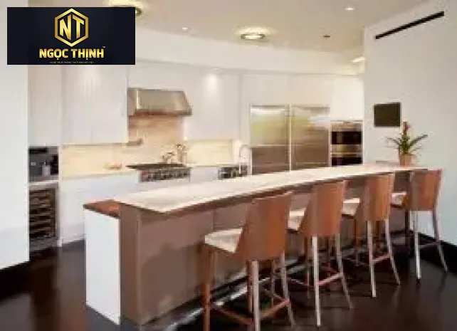 Xưởng Nội Thất Ngọc Thịnh Long Thành - Biên Hòa - TOP #68 Mẫu thiết kế quầy bar ngăn bếp và phòng khách đẹp 2023